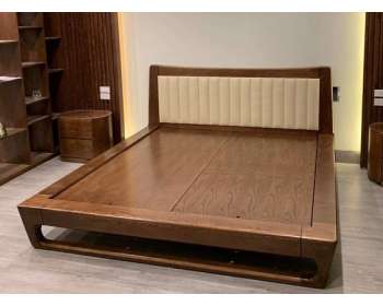 giường ngủ kiểu nhật gỗ sồi nga cao cấp   TT01